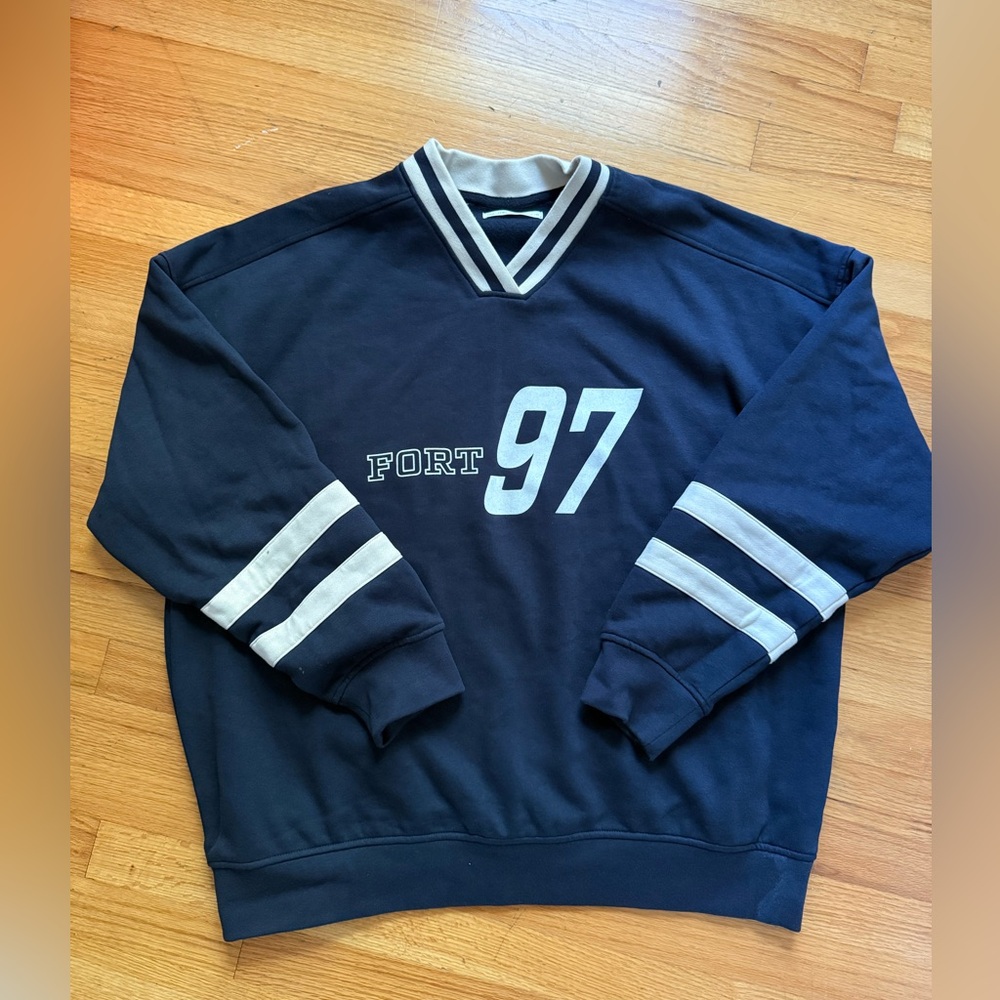 Oak + Fort Navy Fort 97 Sweatshirt